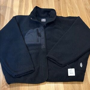 FP Movement by Free People Black Fleece Jacket
